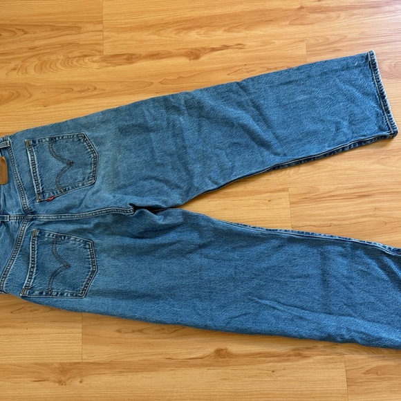 Levi’s Ribcage Straight Ankle Blue Jeans - Picture 4 of 5